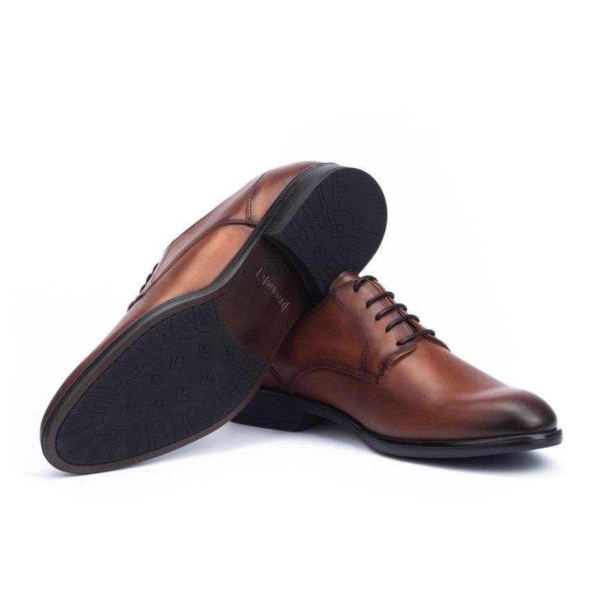 Men's Pikolinos BRISTOL Casual Shoes Brown | NZ C287950